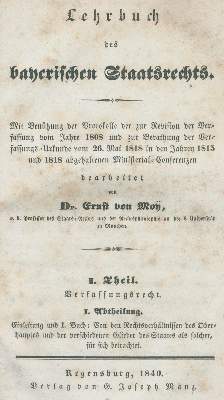 Bild Nr.1: 128-689 Moy,E.v.: (Juridica und Kriminologie, Otto von Griechenland)