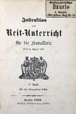 Bild Nr.1: 128-736 Instruktion: (Militaria)