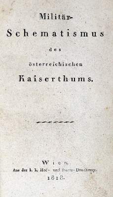 Bild Nr.1: 128-749 Militär-Schematismus: (Militaria, Österreich)