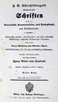 Bild Nr.1: 128-758 Albrechtsberger,J.G.: (Musik)