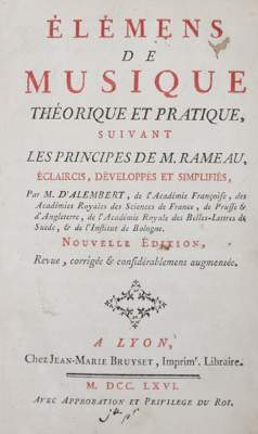 Bild Nr.1: 128-759 Alembert,J.L.d'.: (Musik)