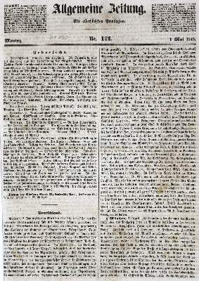 Bild Nr.1: 128-837 Allgemeine Zeitung.: (Zeitschriften und Zeitungen)