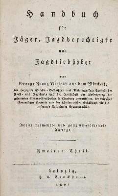 Bild Nr.1: 128-855 Winckell,G.F.D. aus dem.: (Jagd)