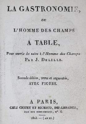 Bild Nr.2: 128-866 Delille,J.: (Küche und Haushalt, Gastrosophie)