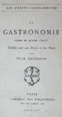 Bild Nr.1: 128-868 B(erchoux),J.: (Küche und Haushalt, Gaststätten-Hotellerie)