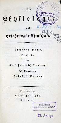 Bild Nr.1: 128-9 Burdach,K.F.: (Aus der Sammlung Professor Dr.Dr.Johannes Büttner Teil 1)