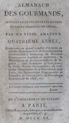Bild Nr.2: 128-908 (Grimod de la Reyniere,A.B.L.).: (Küche und Haushalt, Kochbücher)