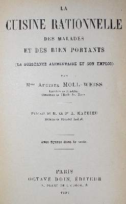 Bild Nr.1: 128-922 Moll-Weiss,A.: (Küche und Haushalt, Kochbücher)