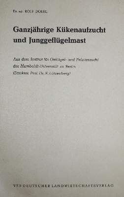 Bild Nr.1: 128-974 Sammlung: (Land- und Forstwirtschaft, Tierhaltung, Geflügel)