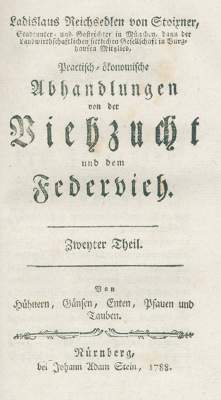 Bild Nr.1: 128-986 Stoixner,L.v.: (Land- und Forstwirtschaft, Tierhaltung, Geflügel)