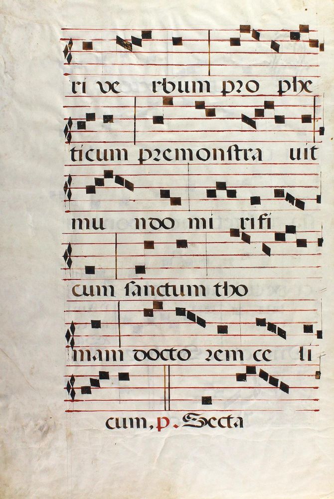 Große Abbildung Nr.2: 129-100 Antiphonar.: (Handschriften)