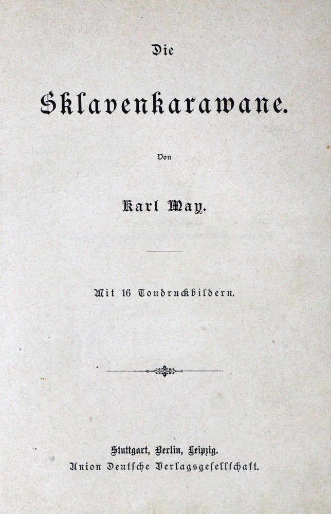 Große Abbildung Nr.1: 129-1004 May,K.: (Literatur und illustrierte Bücher bis 19.Jahrhundert)