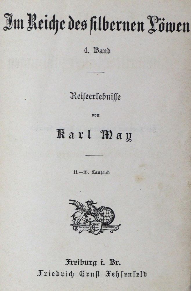 Große Abbildung Nr.1: 129-1009 May,K.: (Literatur und illustrierte Bücher bis 19.Jahrhundert)