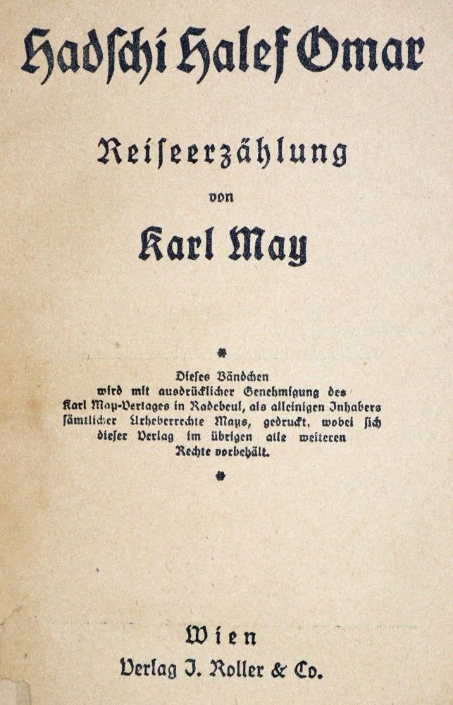 Große Abbildung Nr.1: 129-1011 May,K.: (Literatur und illustrierte Bücher bis 19.Jahrhundert)