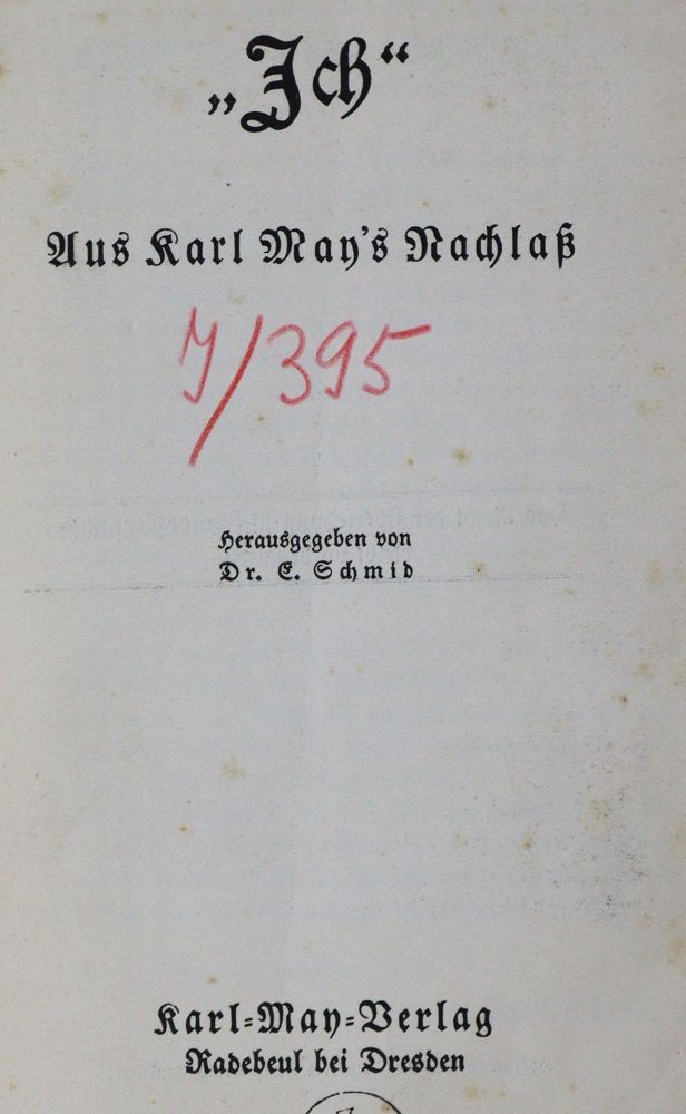 Große Abbildung Nr.1: 129-1013 May,K.: (Literatur und illustrierte Bücher bis 19.Jahrhundert)