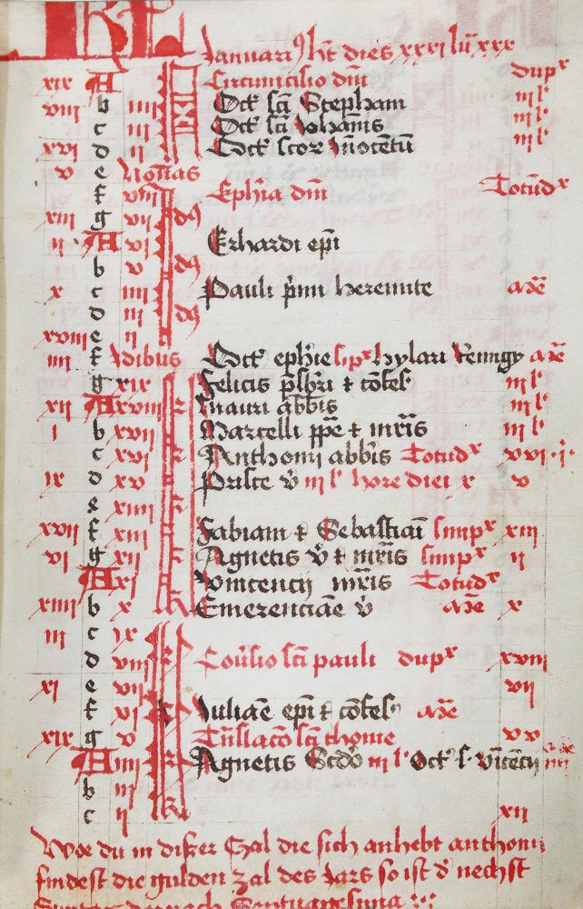 Große Abbildung Nr.1: 129-102 Brevier.: (Handschriften)