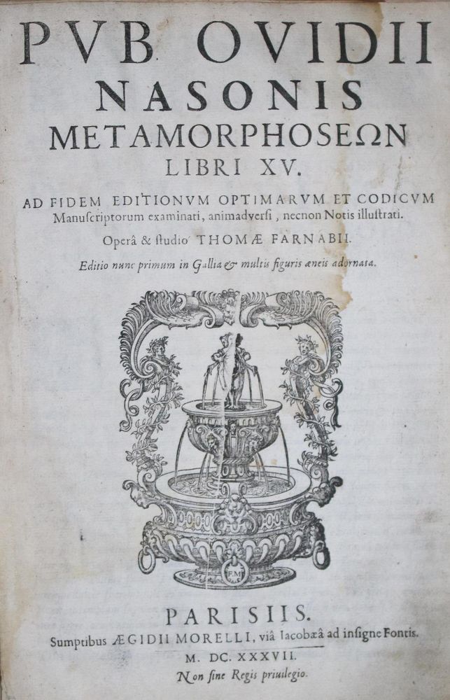 Große Abbildung Nr.1: 129-1042 Ovidius Naso, Publius.: (Literatur und illustrierte Bücher bis 19.Jahrhundert)