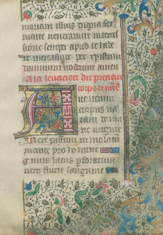 Große Abbildung Nr.10: 129-105 (Horae B.M.V.).: (Handschriften)