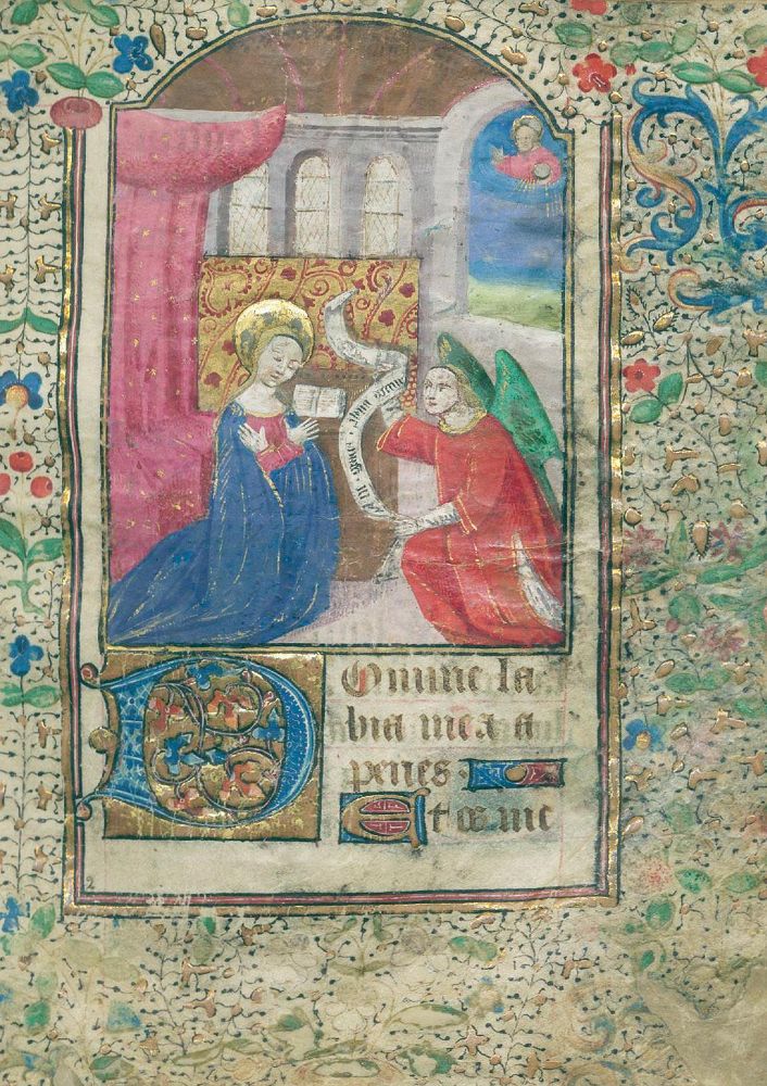 Große Abbildung Nr.12: 129-105 (Horae B.M.V.).: (Handschriften)
