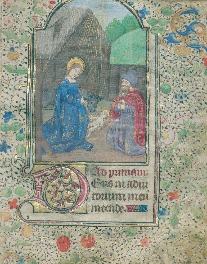 Große Abbildung Nr.4: 129-105 (Horae B.M.V.).: (Handschriften)