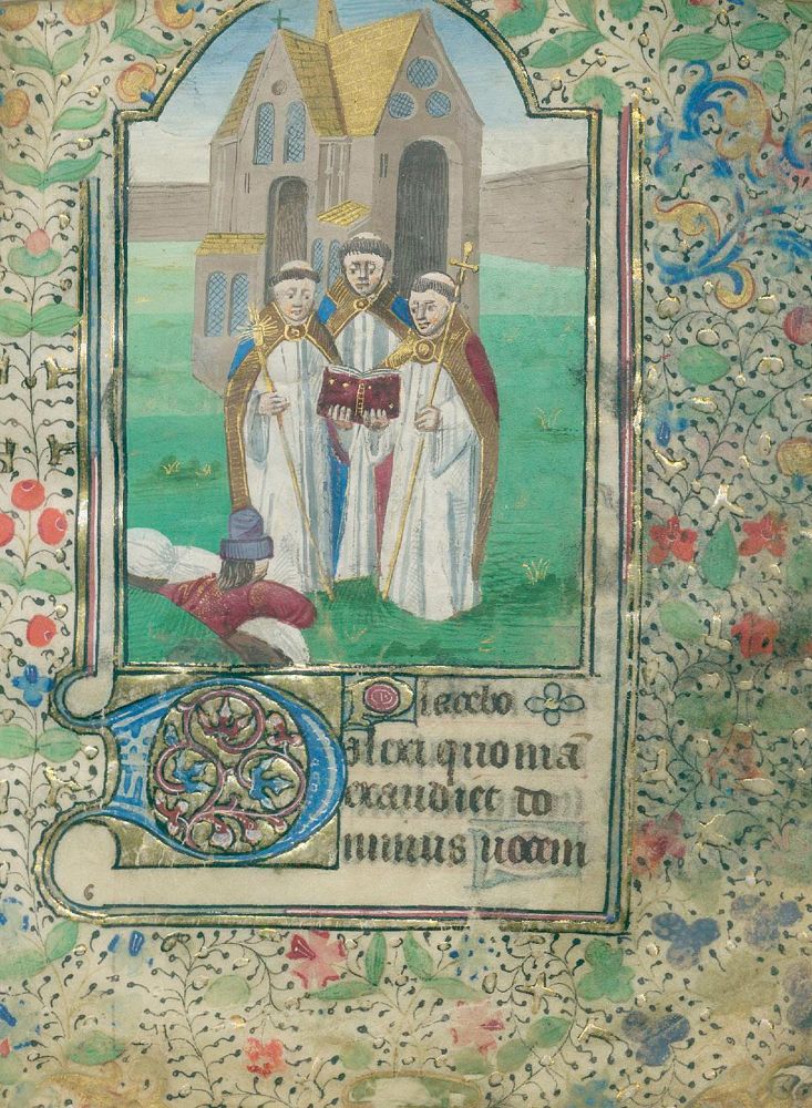 Große Abbildung Nr.7: 129-105 (Horae B.M.V.).: (Handschriften)