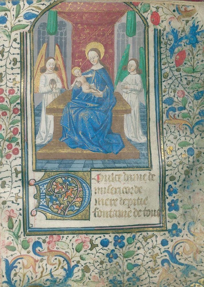 Große Abbildung Nr.8: 129-105 (Horae B.M.V.).: (Handschriften)