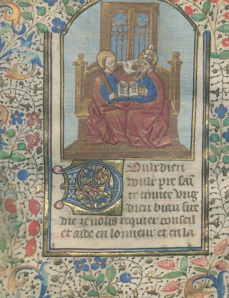 Große Abbildung Nr.9: 129-105 (Horae B.M.V.).: (Handschriften)