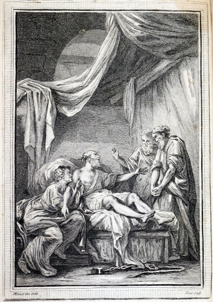 Große Abbildung Nr.3: 129-1056 Rabener,G.W.: (Literatur und illustrierte Bücher bis 19.Jahrhundert)