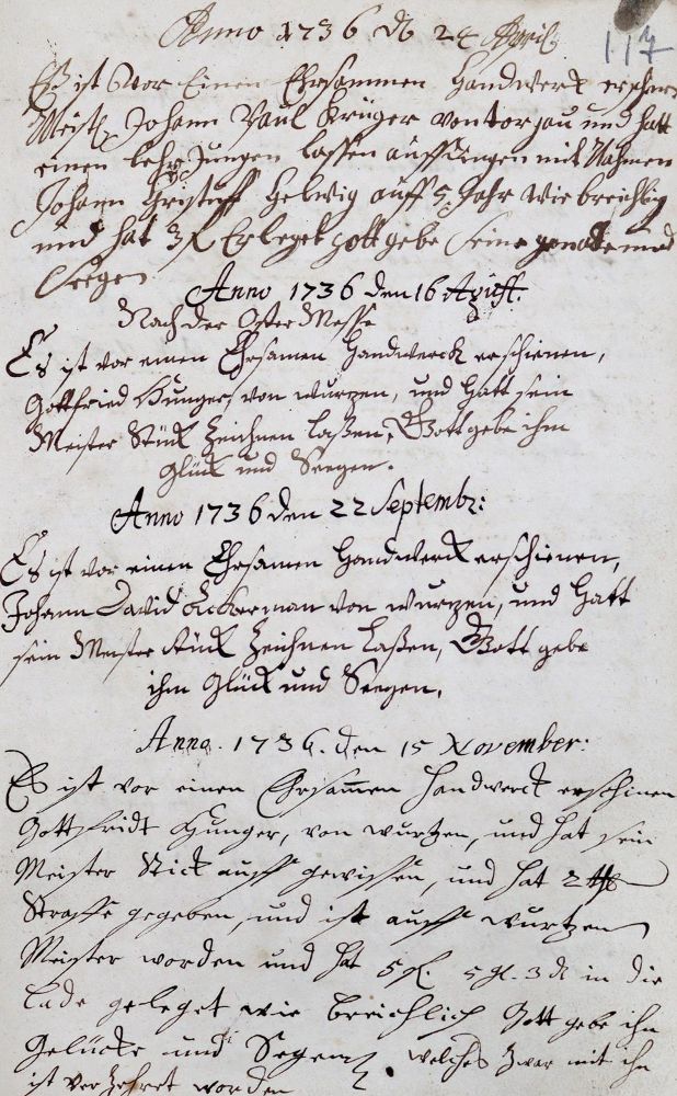 Große Abbildung Nr.2: 129-108 Laden-Buch: (Handschriften, Leipzig)