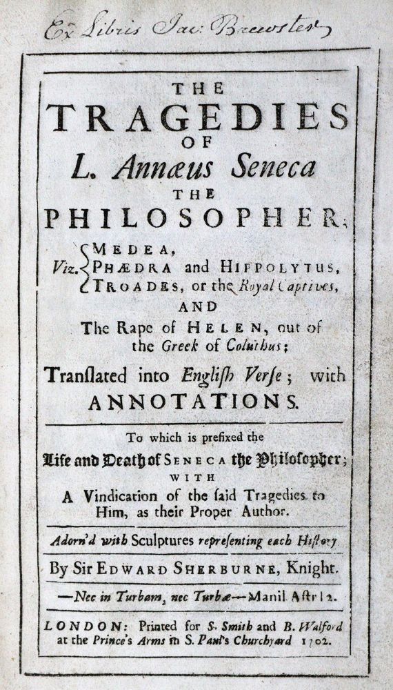Große Abbildung Nr.1: 129-1082 Seneca,L.A.: (Literatur und illustrierte Bücher bis 19.Jahrhundert)