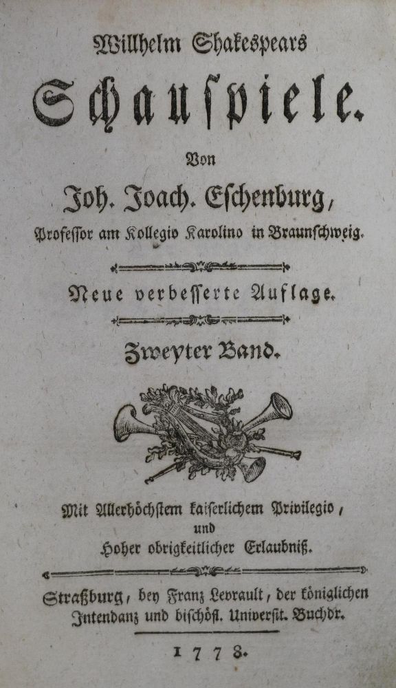 Große Abbildung Nr.1: 129-1084 Shakespeare,W.: (Literatur und illustrierte Bücher bis 19.Jahrhundert)