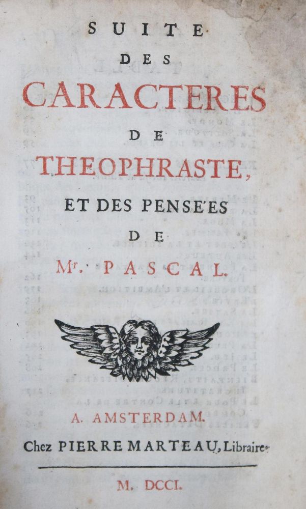Große Abbildung Nr.1: 129-1092 (Brillon,P.J.).: (Theophraste)