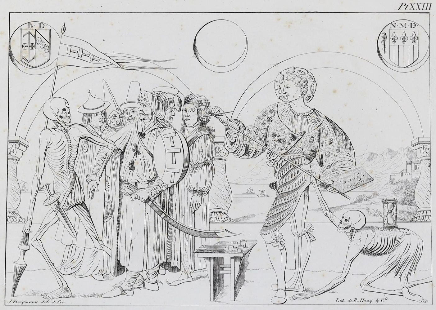 Große Abbildung Nr.2: 129-1093 Manuel,N.: (Totentanz)