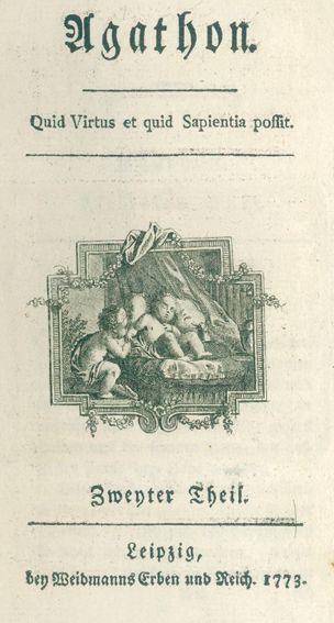 Große Abbildung Nr.1: 129-1099 Wieland,C.M.: (Literatur und illustrierte Bücher bis 19.Jahrhundert)