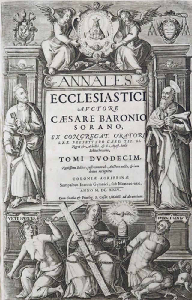 Große Abbildung Nr.1: 129-11 Baronio,C.: (Alte Drucke, Handschriften und Theologie)