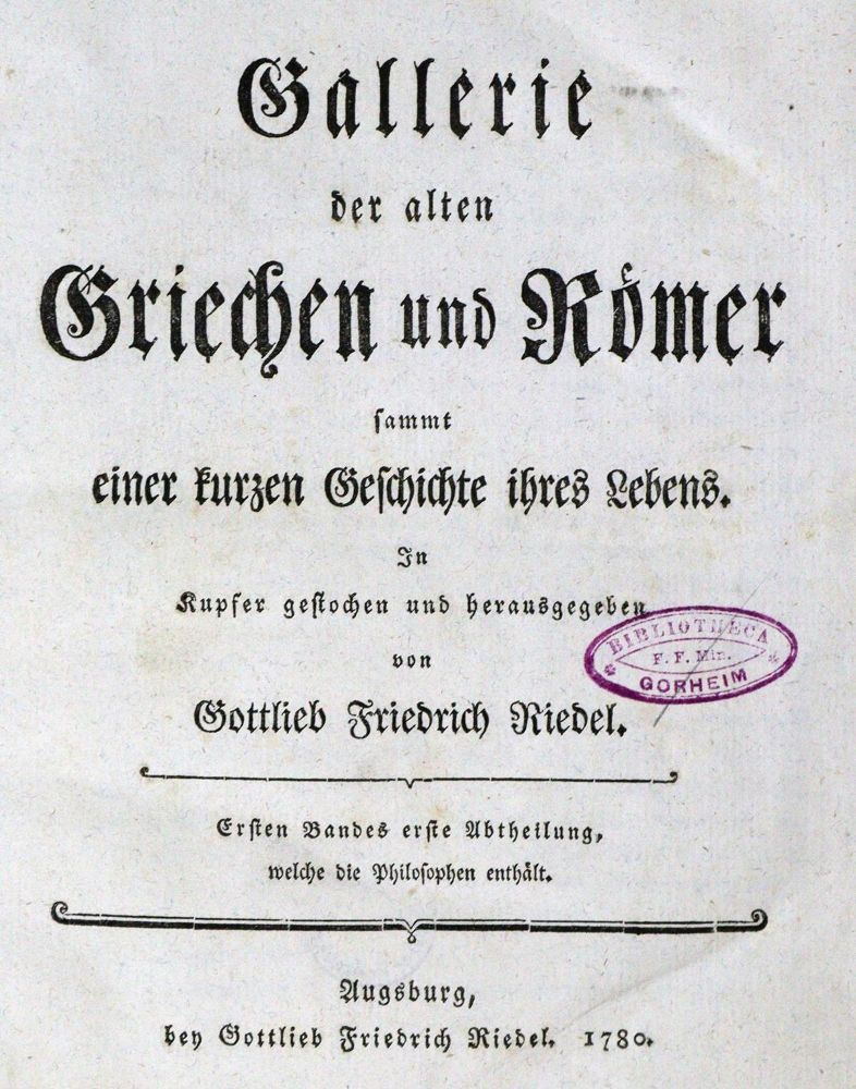 Große Abbildung Nr.1: 129-1101 Zapf,G.W.: (Literatur und illustrierte Bücher bis 19.Jahrhundert)