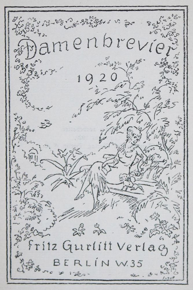 Große Abbildung Nr.1: 129-1108 Damenbrevier 1920.: (Almanache)