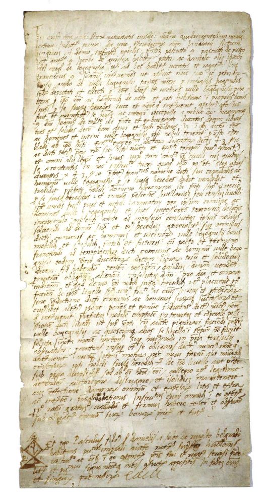 Große Abbildung Nr.1: 129-111 Notariatsinstrument: (Handschriften)