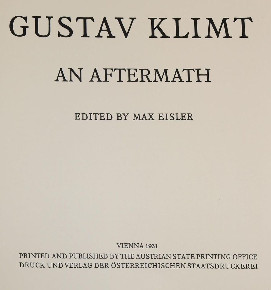 Große Abbildung Nr.1: 129-1227 Eisler,M.: (Klimt)