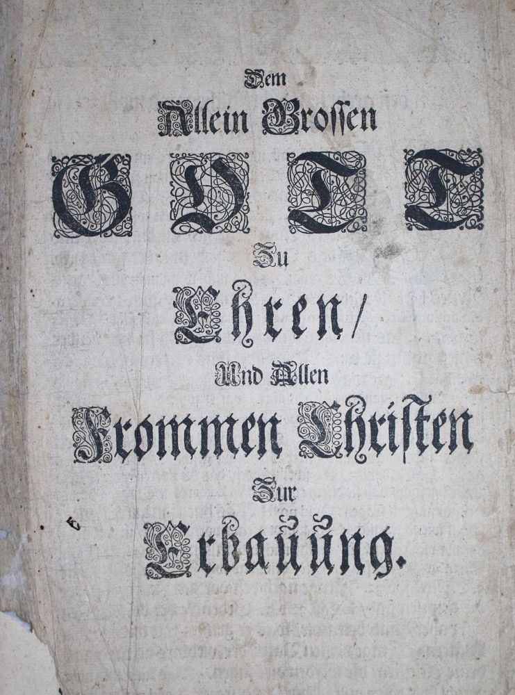 Große Abbildung Nr.1: 129-123 Herberger,V.: (Alte Drucke, Handschriften und Theologie)