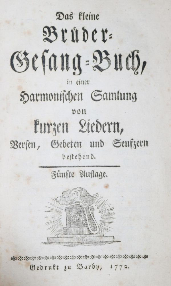 Große Abbildung Nr.1: 129-125 Kleine Brüder-Gesang-Buch, Das,: (Herrnhuter)
