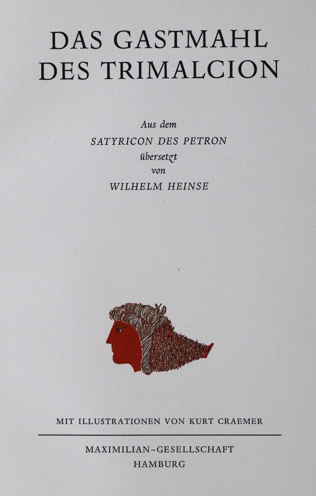 Große Abbildung Nr.1: 129-1255 Maximilian-Gesellschaft.: (Literatur und illustrierte Bücher 20.Jahrhundert - Alte Literatur in modernen Ausgaben)