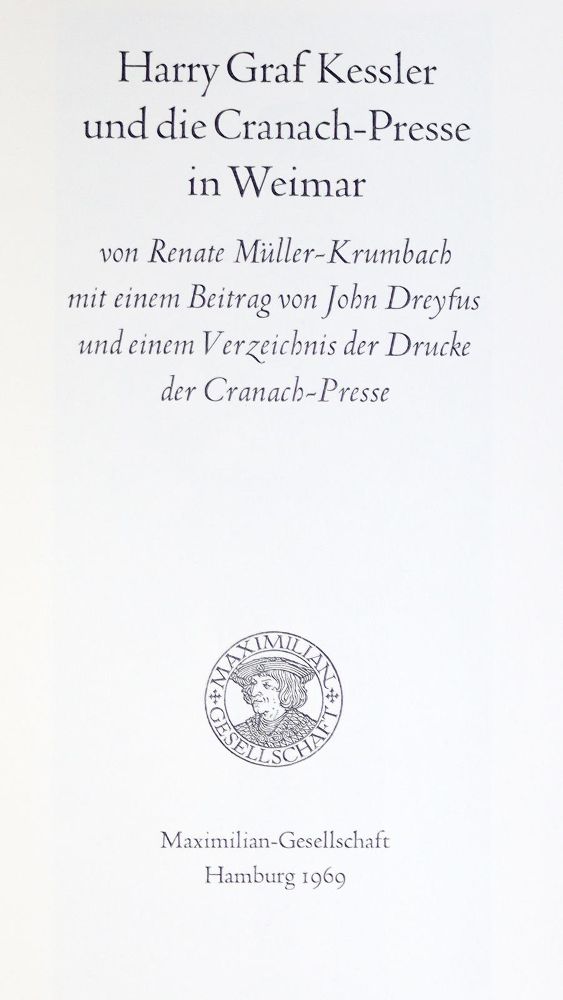 Große Abbildung Nr.1: 129-1260 Müller-Krumbach,R.: (Literatur und illustrierte Bücher 20.Jahrhundert - Alte Literatur in modernen Ausgaben)