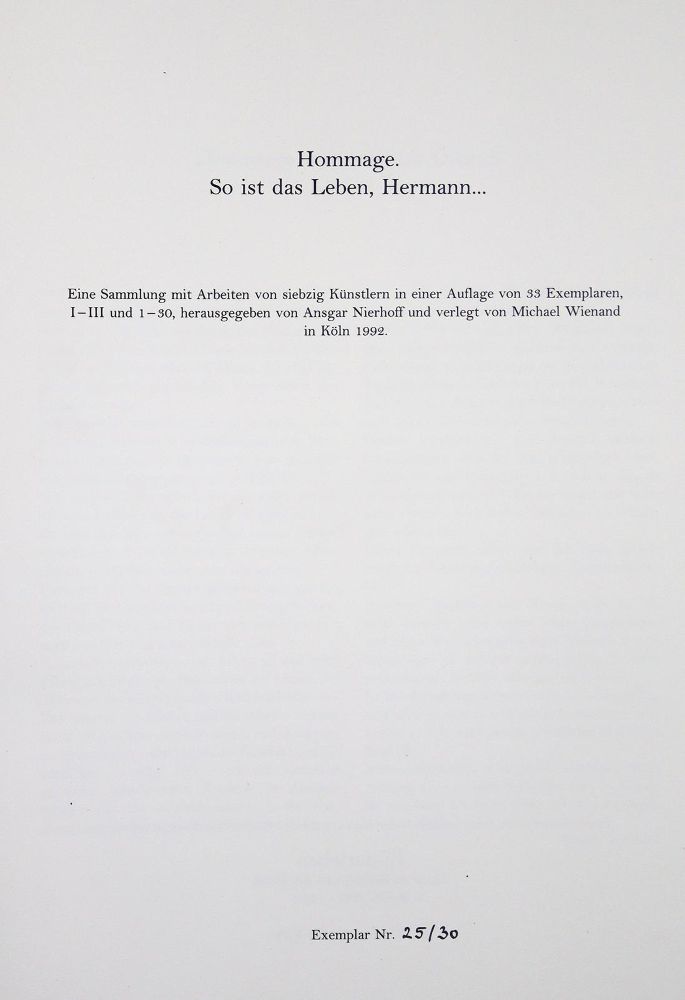 Große Abbildung Nr.1: 129-1265 Nierhoff, A, und M.Wieland.: (Literatur und illustrierte Bücher 20.Jahrhundert - Alte Literatur in modernen Ausgaben)