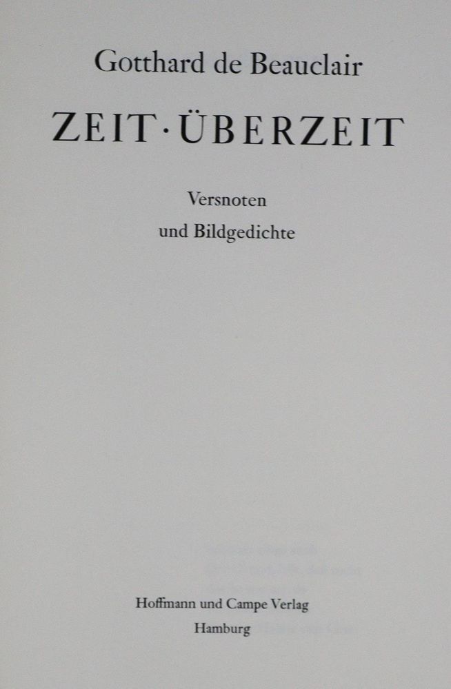 Große Abbildung Nr.1: 129-1275 Beauclair,G.de.: (Pressendrucke)