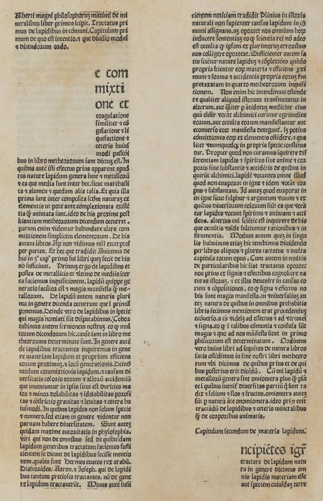 Große Abbildung Nr.1: 129-131 Albertus Magnus.: (Inkunabeln)