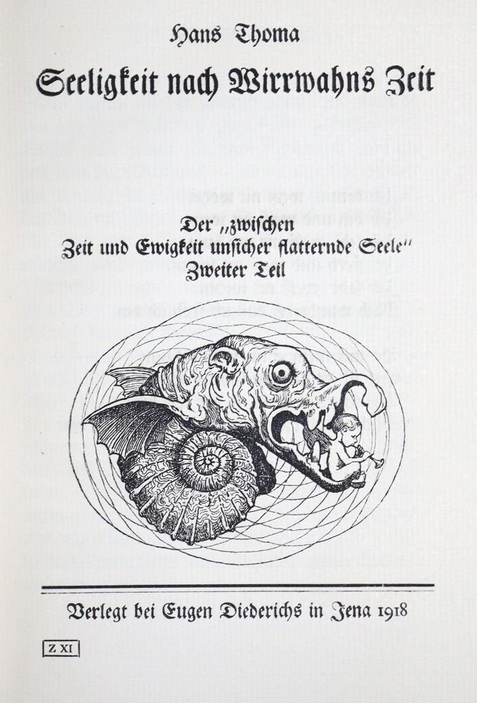 Große Abbildung Nr.1: 129-1324 Thoma,H.: (Literatur und illustrierte Bücher 20.Jahrhundert - Alte Literatur in modernen Ausgaben)