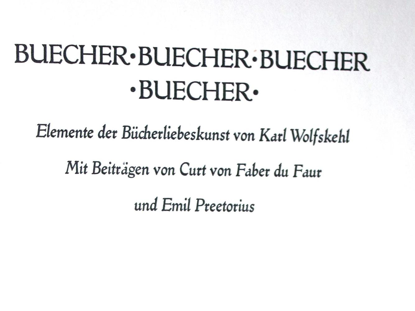 Große Abbildung Nr.1: 129-1336 Wolfskehl,K.: (Literatur und illustrierte Bücher 20.Jahrhundert - Alte Literatur in modernen Ausgaben)