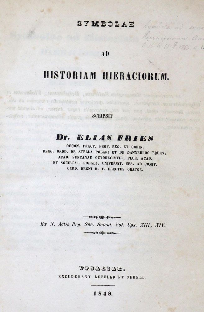 Große Abbildung Nr.1: 129-1346 Fries,E.: (Botanik)