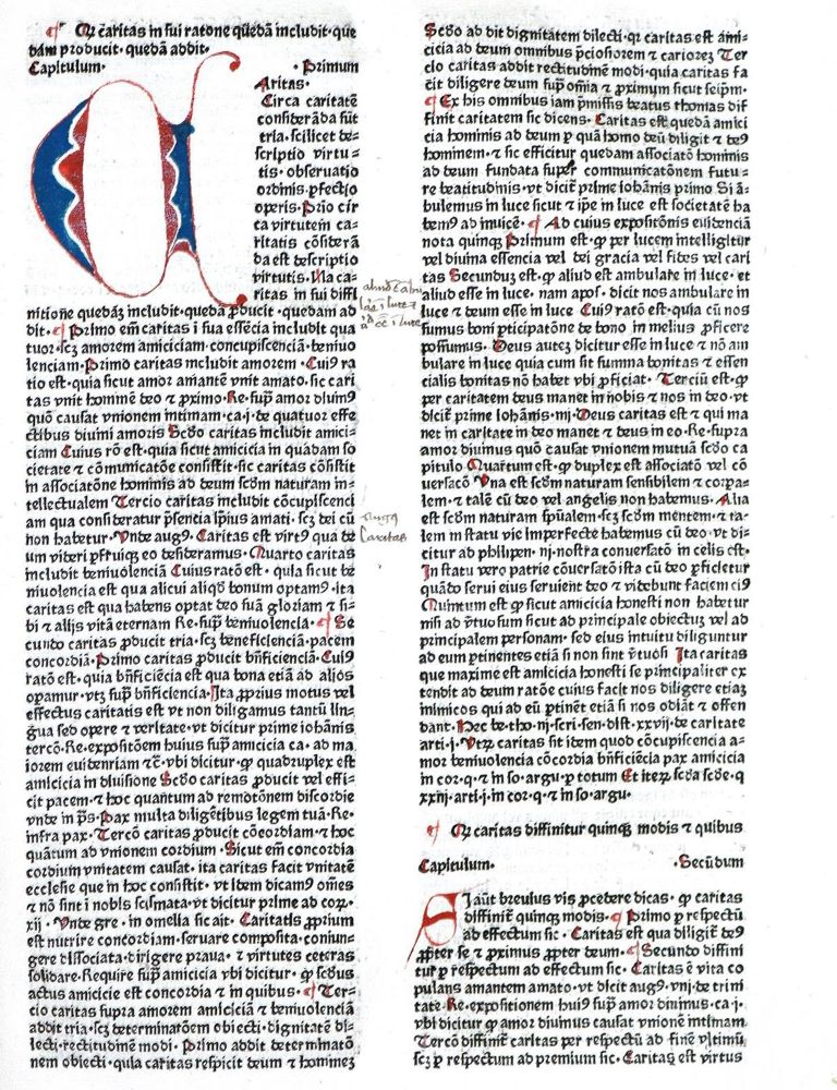 Große Abbildung Nr.1: 129-135 Rainerius de Pisis.: (Inkunabeln)